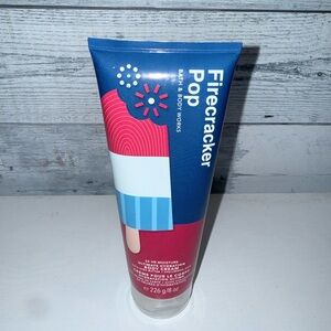 Bath & Body Works Firecracker Pop Body Cream - Blue, Red, White